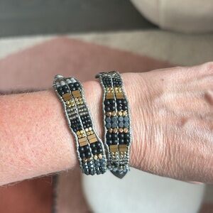 Nakamol Double Wrap Beaded Bracelet, Adjustable GUC
